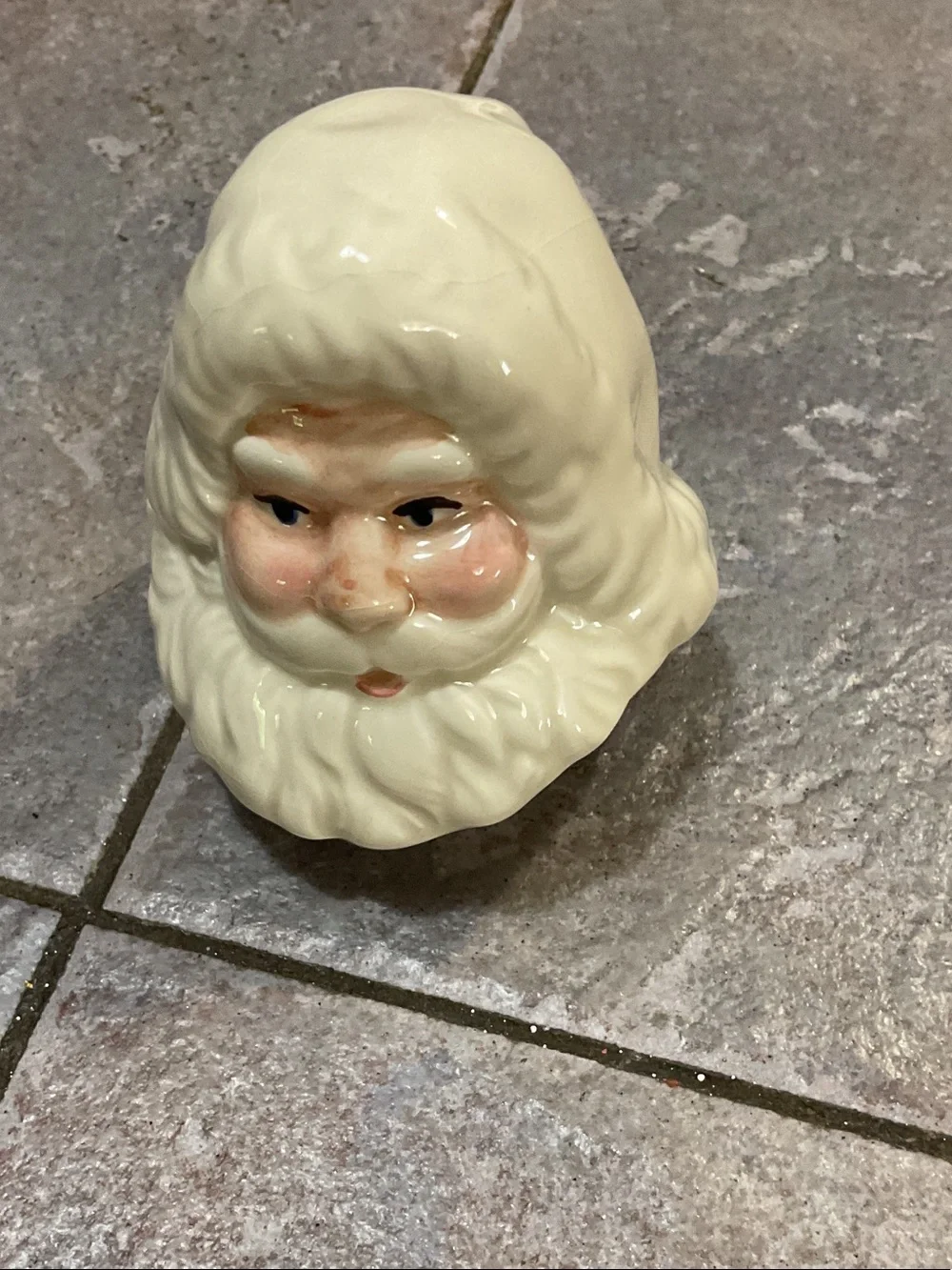White & Gold Santa Sleigh Teapot